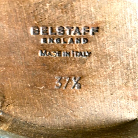 Belstaff women’s black moto ankle boot 37 1/2 - Picture 7 of 13